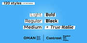 Oman, a Serif Font by Par Défaut (Thumbnail 2 of 12)