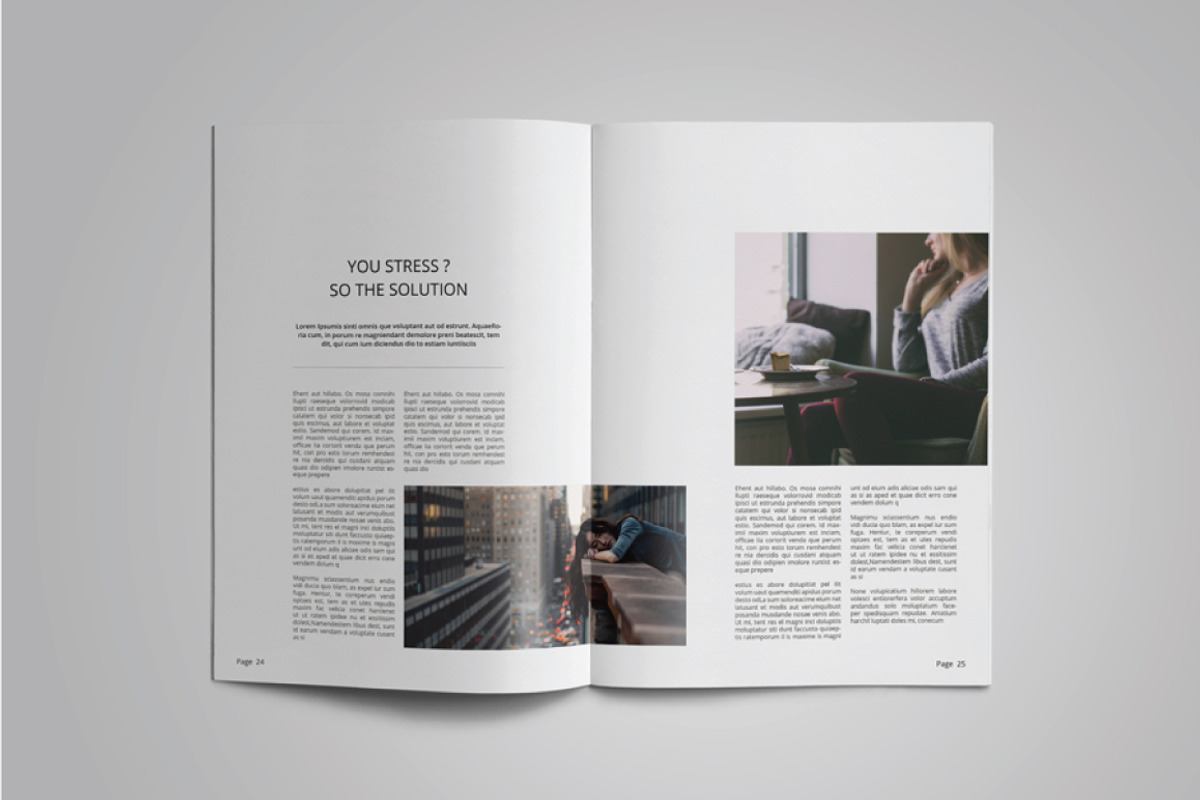 A5 Magazine Template, a Magazine Template by Alhaytar