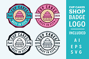 Cupcakes Vintage Logo, Badge Design., a Branding & Logo Template by Billah Hub (Thumbnail 1 of 3)