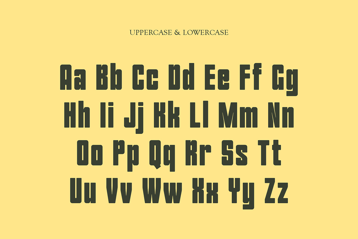Klorhine - Condensed Font, a Sans Serif Font by Pikgura (Photo 2 of 9)