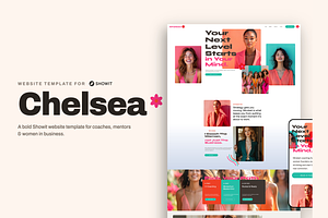 Chelsea | Showit Template, an App Template by Refinery Nine Co.