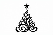 Festive Swirl Xmas Tree Bundle, an Illustration by yasushie (Thumbnail 14 of 21)