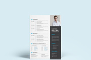 Modern Resume CV Template Design, a Resume Template by Blackcloud_Creations (Thumbnail 3 of 8)
