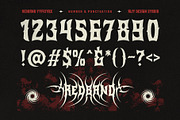 Red Band Typeface, a Blackletter Font by alit design (Thumbnail 7 of 17)