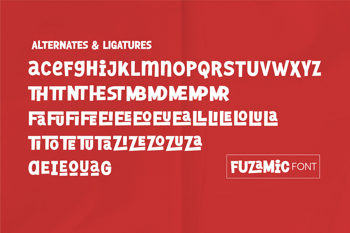 Fuzamic – Playful Comic Font, a Sans Serif Font by Salamahtype (Photo 6 of 7)
