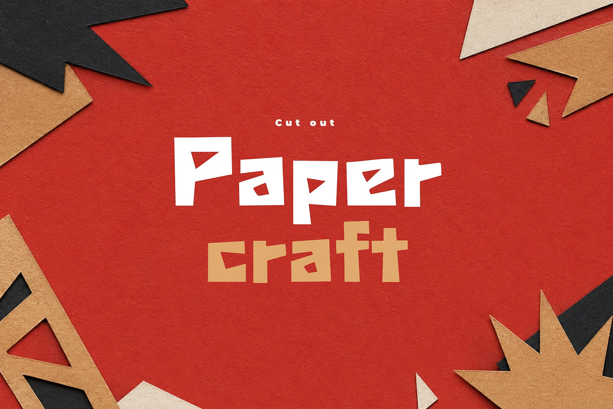 Cutcraft Font, a Handwritten Font by Graphic Spirit (Photo 3 of 8)