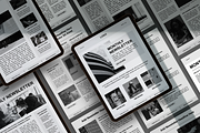 Business Newsletter Templates, a Marketing Template by Creatif Foundry (Thumbnail 1 of 7)