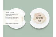 Car Coaster Mockup, a Cups & Container Mockup by MockupsBox (Thumbnail 2 of 5)