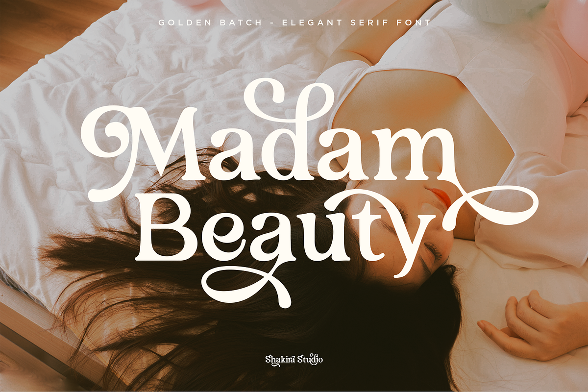 Golden Batch - Elegant Serif Font, a Serif Font by Shakira Studio (Photo 2 of 10)