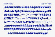 CS Soria Pixel, a Sans Serif Font by Craft Supply Co. (Thumbnail 8 of 8)