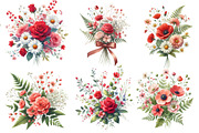 Valentine Wildflowers Clipart, an Illustration by Designworld (Thumbnail 3 of 5)