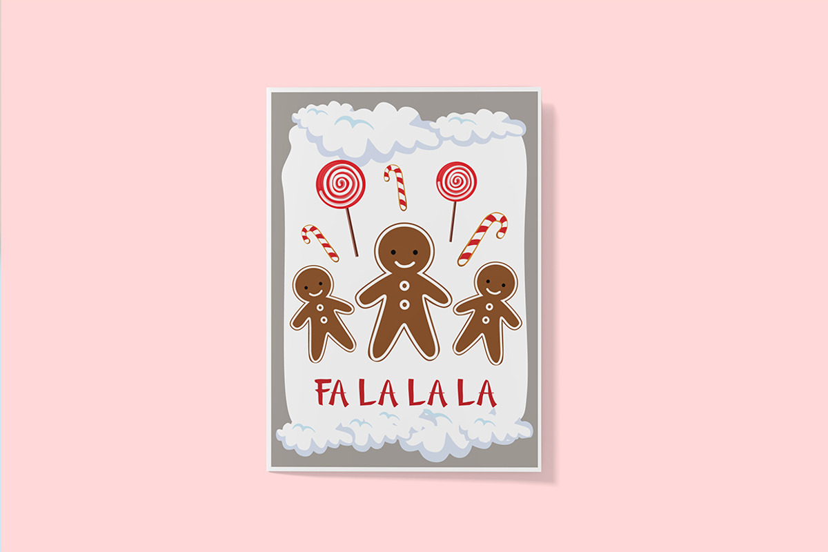 Christmas cards, stickers, labels, a Card Template by land art (Photo 8 of 13)