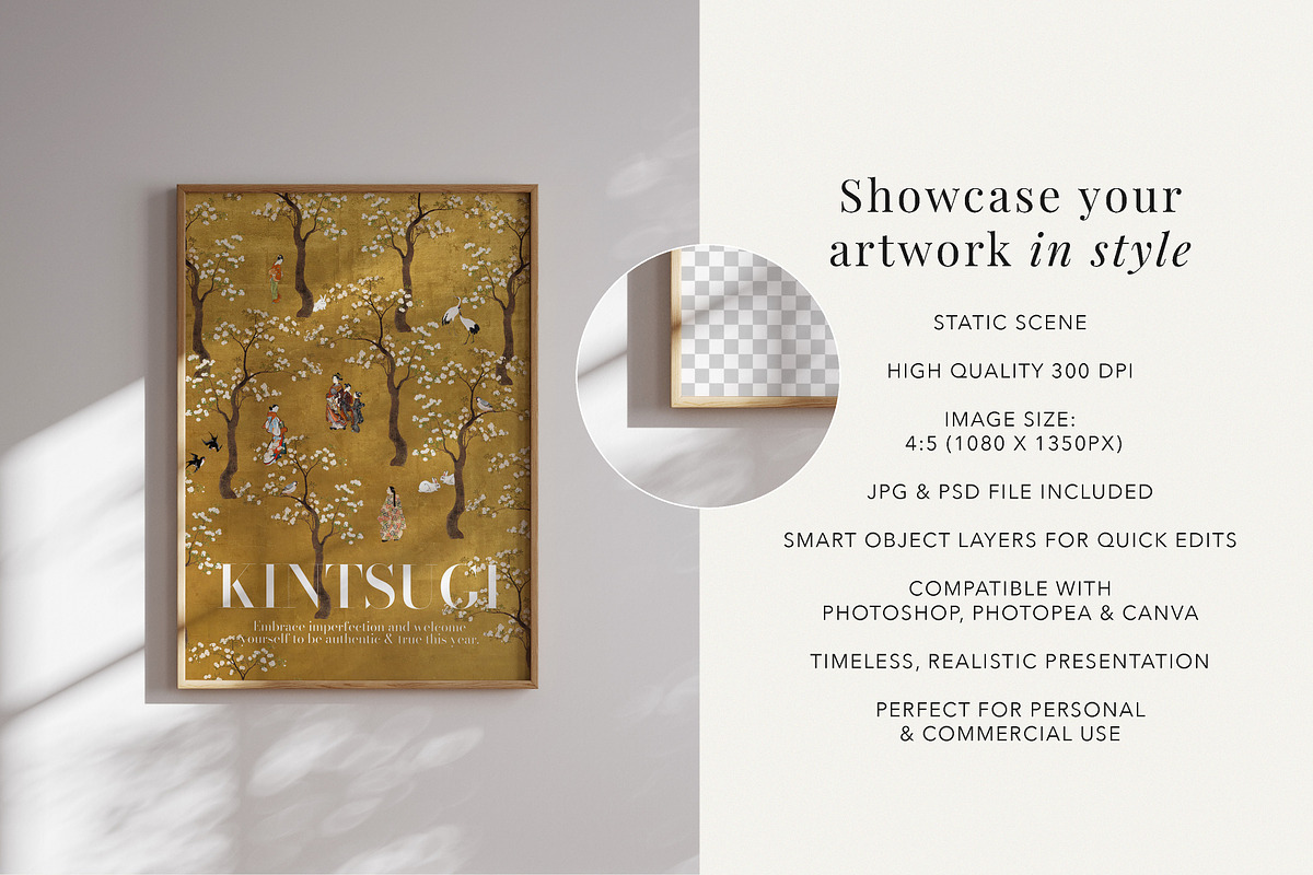 Minimalistic Frame Mockup, a Mockup by Paper Flowers Studio (Photo 2 of 5)