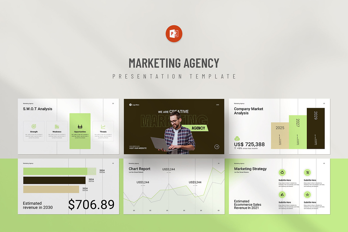 Marketing Agency Presentation, a Presentation Template by KreateTribe (Photo 6 of 6)