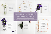 Blush & Lavender Bloom Bundle, a Print Template by Imperium Nordique (Thumbnail 1 of 6)
