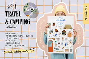 Travel & Camping Clipart And Quotes