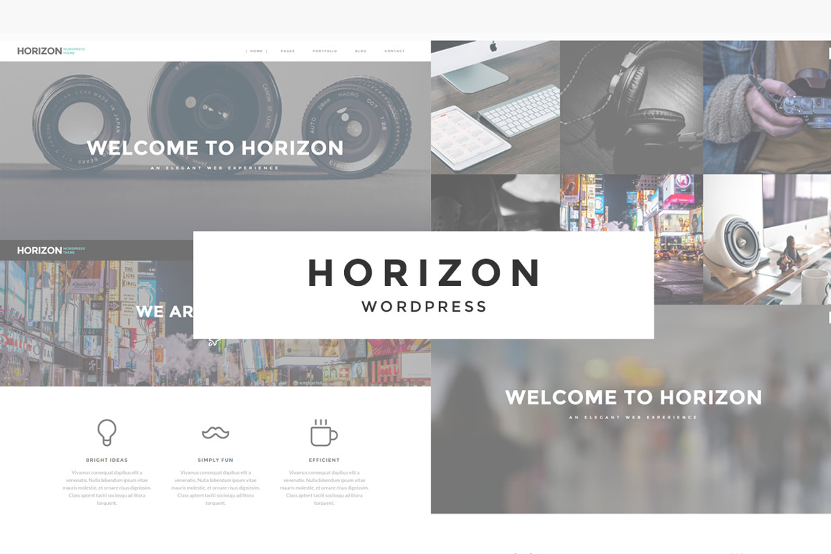 Horizon - Responsive WordPress Theme, a WordPress Template by KS Designing
