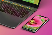 MacBook Pro/ iPhone XS Design Mockup, a Mac Mockup by illustrated (Thumbnail 7 of 9)