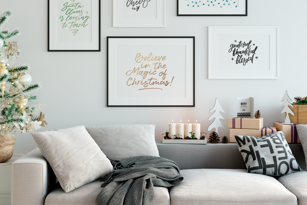 25 Christmas Insta Quotes + Extras, a Social Media Template by Ayya Studio (Photo 5 of 7)