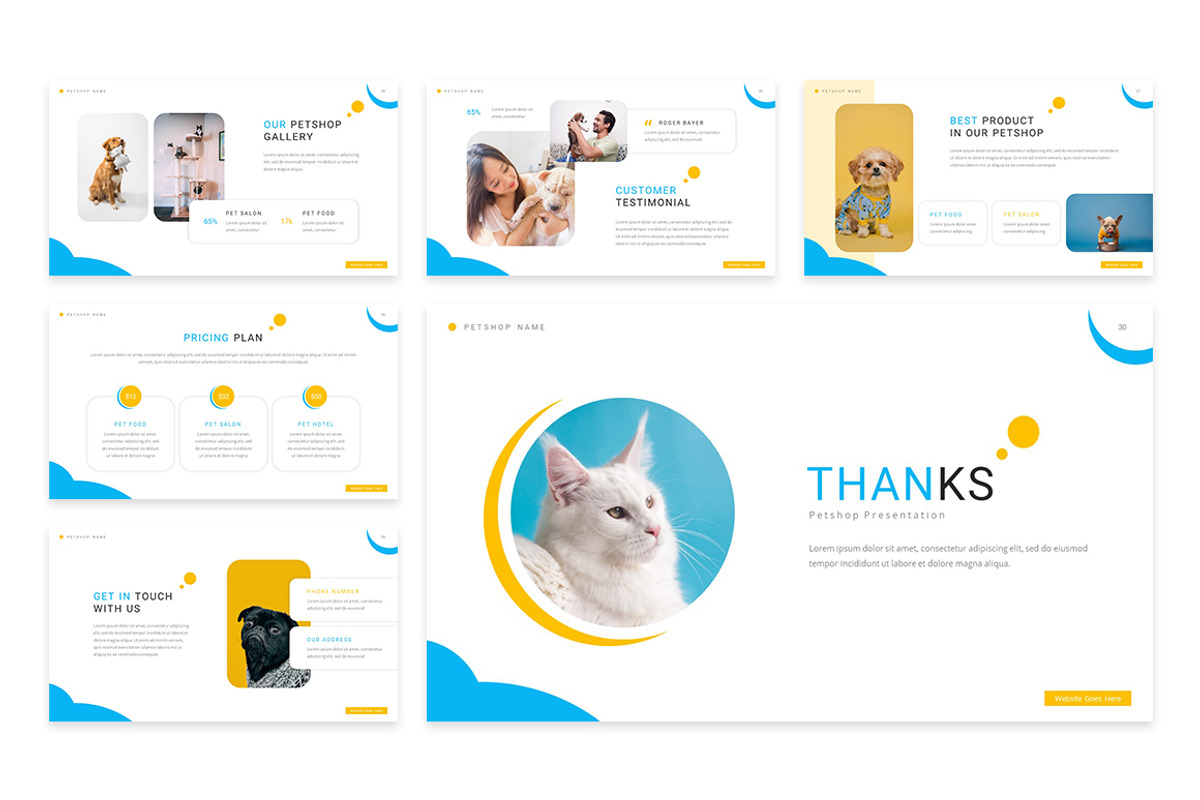 Petroom Petshop Google Slides Templa, a Presentation Template by Design Persona (Photo 5 of 5)