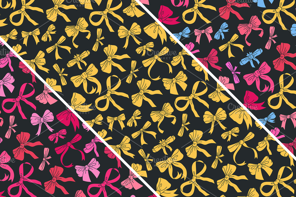 Hand drawn vector bows, a Decorative Illustration by Torontotokio (Photo 3 of 5)