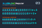 Blue Bloxc, a Sans Serif Font by BBtypeStudios (Thumbnail 14 of 17)