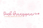 Pink Frangipani, a Script Font by Kristy Hatswell (Thumbnail 1 of 7)