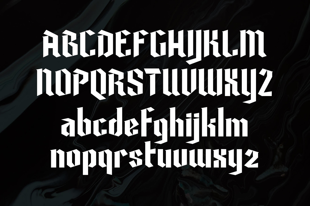 Poison Freak, a Blackletter Font by alit design (Photo 4 of 9)