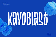 KayoBlast - Playful Display Font