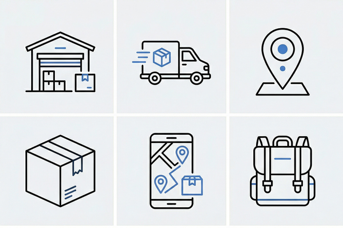 Bundle Delivery Service Outline Icon, an Icon by adenpinkstore (Photo 7 of 8)