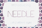 Needle Sans Serif Font, a Sans Serif Font by Caracol (Thumbnail 1 of 5)