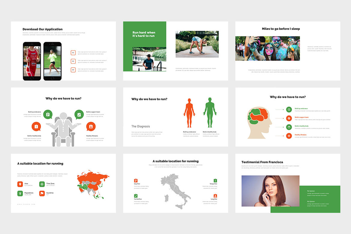 Funom : Running Google Slides, a Presentation Template by Punkl Camp (Photo 4 of 9)