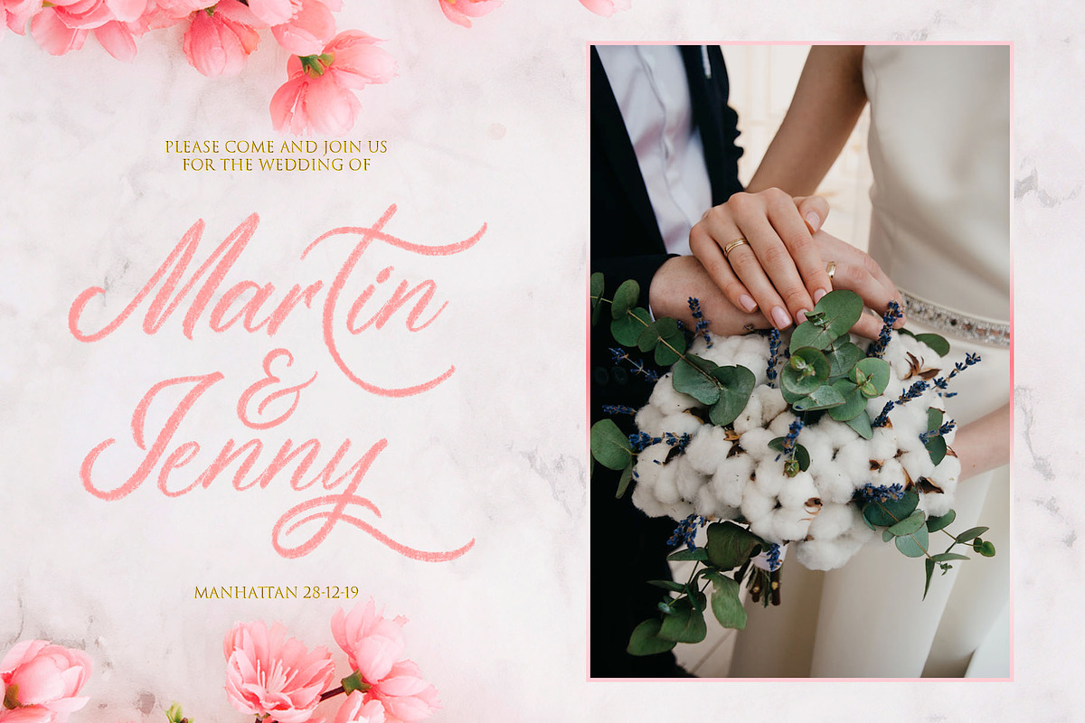 Maryatha SVG Font preview 2