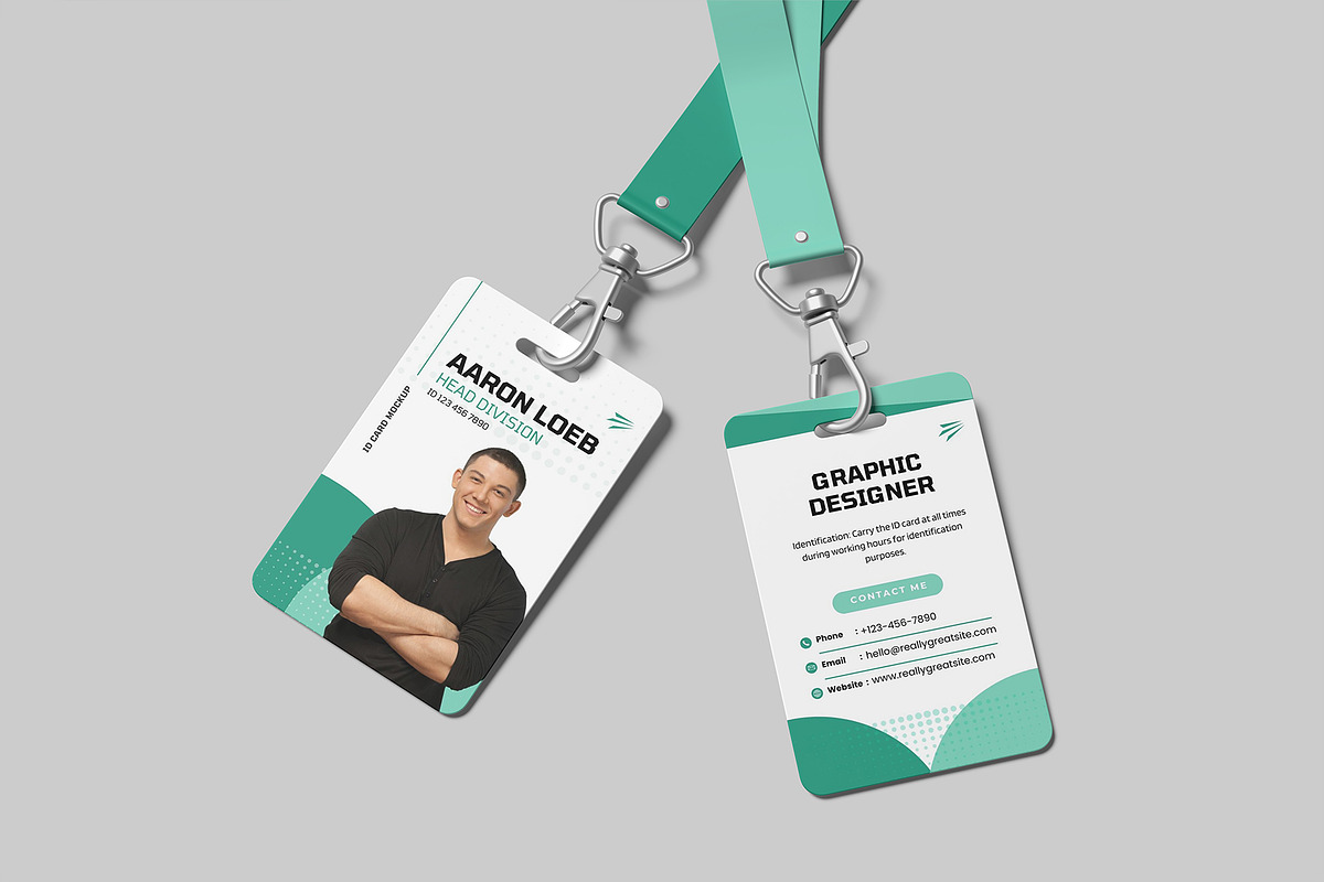 ID Card Mockup, an Advertising Mockup by Amigos__46 (Photo 5 of 6)