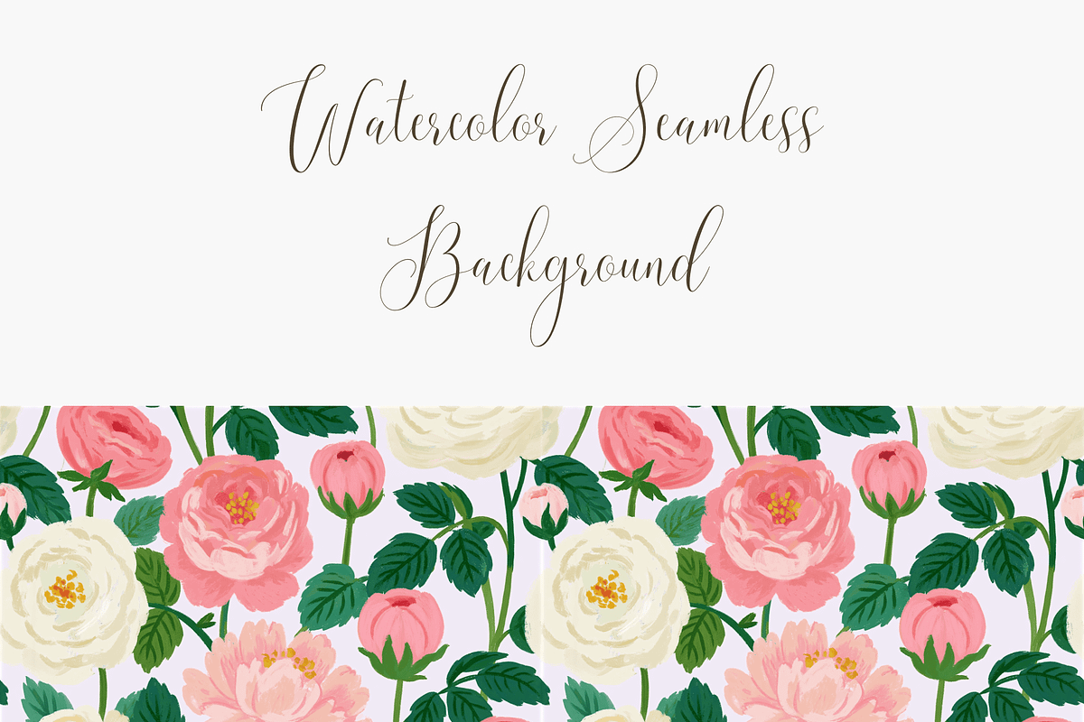 Blush Garden Roses Seamless Pattern, a Pattern Graphic by Pati Charm Studio (Photo 3 of 6)