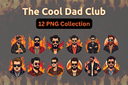 The Cool Dad Club PNG Father's Day, an Object Graphic by Canvagator (Thumbnail 1 of 4)