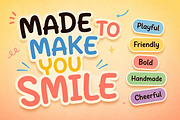 Smiley Pop – Playful Display Font, a Handwritten Font by Wow Magic (Thumbnail 4 of 6)