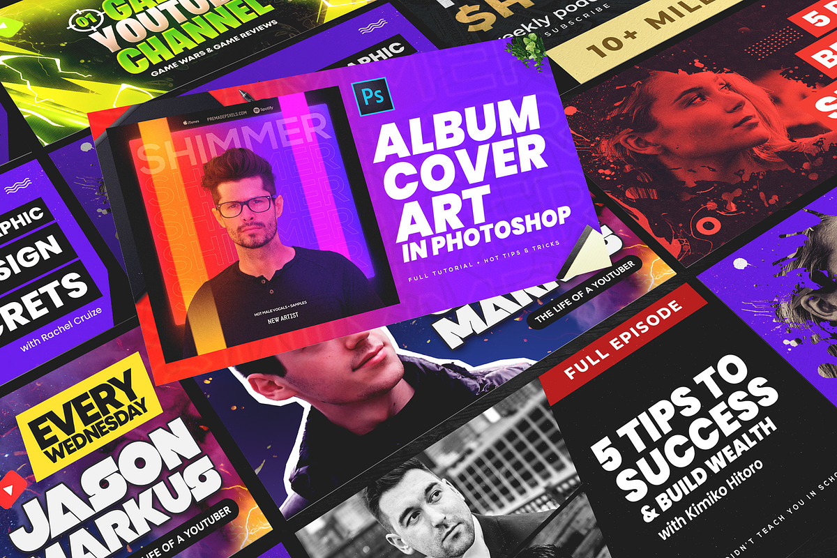 Youtube Thumbnails Set 10, a Social Media Template by PremadePixels.com (Photo 2 of 2)