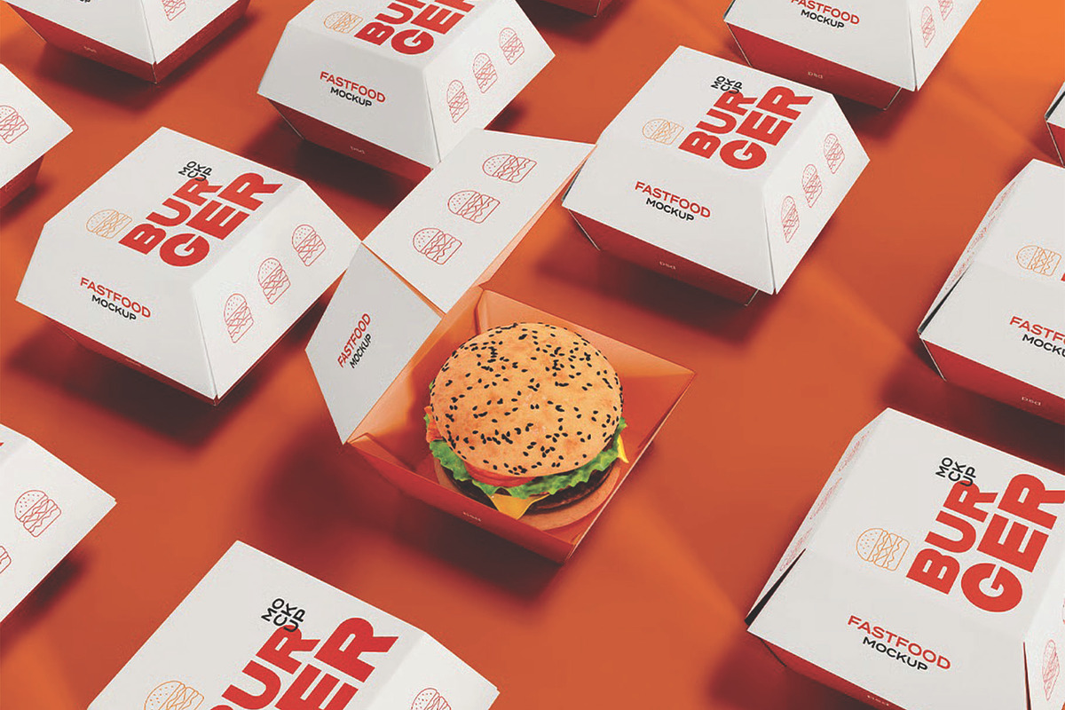 Fast Food Mockup, a Packaging Mockup by skybluecreative (Photo 3 of 3)