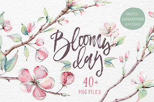BLOOMY DAY Watercolor set