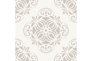 Orient Seamless Vector Pattern. Abstract Background, a Decorative Illustration by FineArtStudio