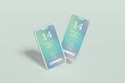 Phone 14 Pro Clay Mockup, a Print Template by AKMAL STUDIO (Thumbnail 4 of 8)