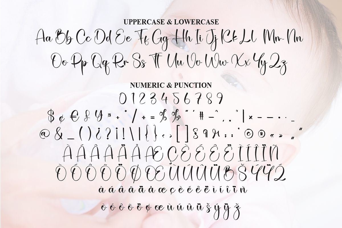Baby Boho | Script Font, a Handwritten Font by Scratchones (Photo 7 of 8)