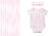 Cute Gingham Pattern, a Pattern Graphic by Waterystrokes (Thumbnail 1 of 4)