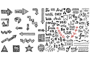 450 Hand-drawn elements, an Object Graphic by Xella Design (Thumbnail 4 of 4)