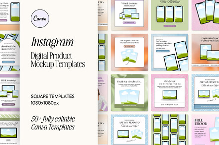 Canva Digital Product Templates, a Social Media Template by Fallon Gerst