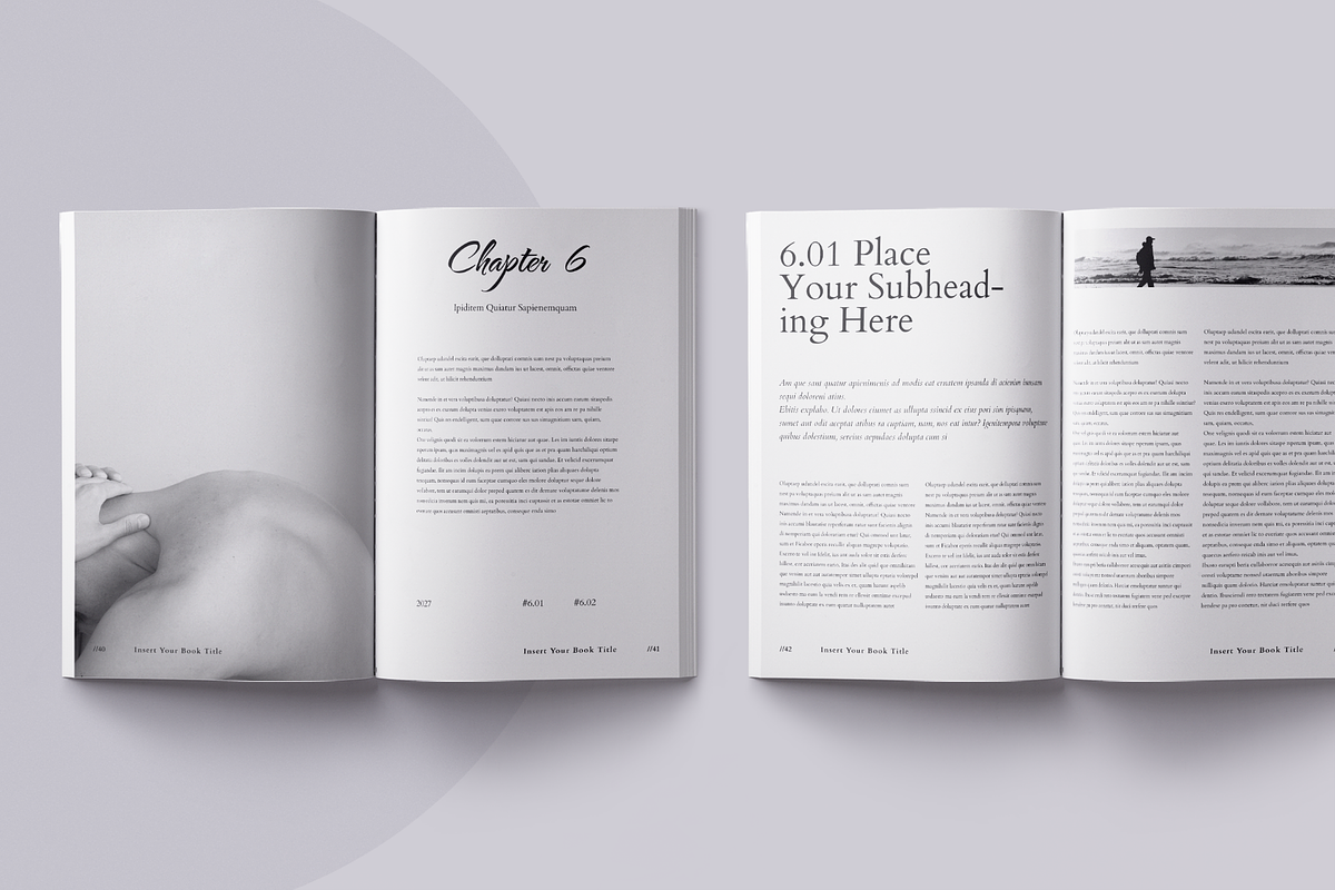 Book Title Layout Design Template, a Brochure Template by ArtisticLand (Photo 14 of 17)