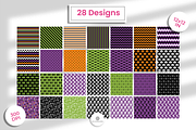 28 Halloween Themed Digital Papers, a Pattern Graphic by Nina Shaw (Thumbnail 2 of 10)