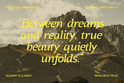 Casale Del Natura Font, a Serif Font by Marvadesign (Thumbnail 4 of 13)
