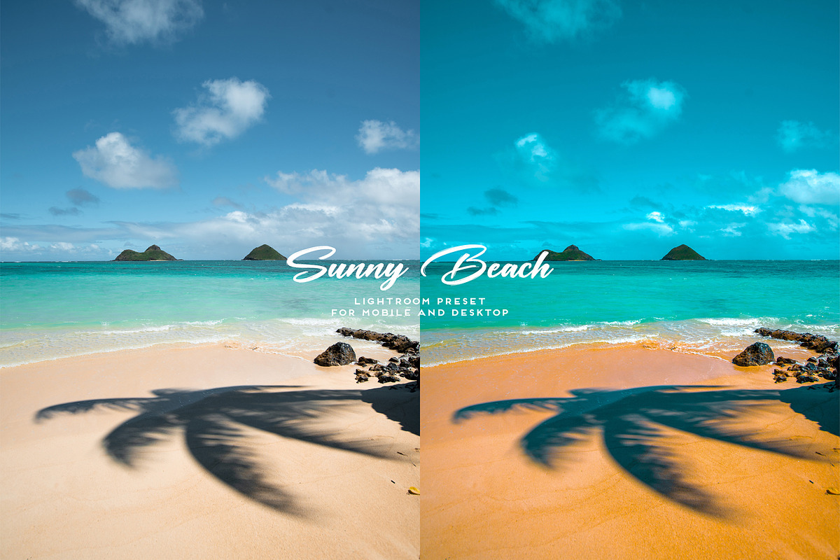 Sunny Beach Lightroom Preset DNG XMP, a Preset Add-On by Mirelyn (Photo 3 of 11)